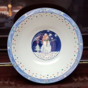 Noritake large Mr.snowman bowl